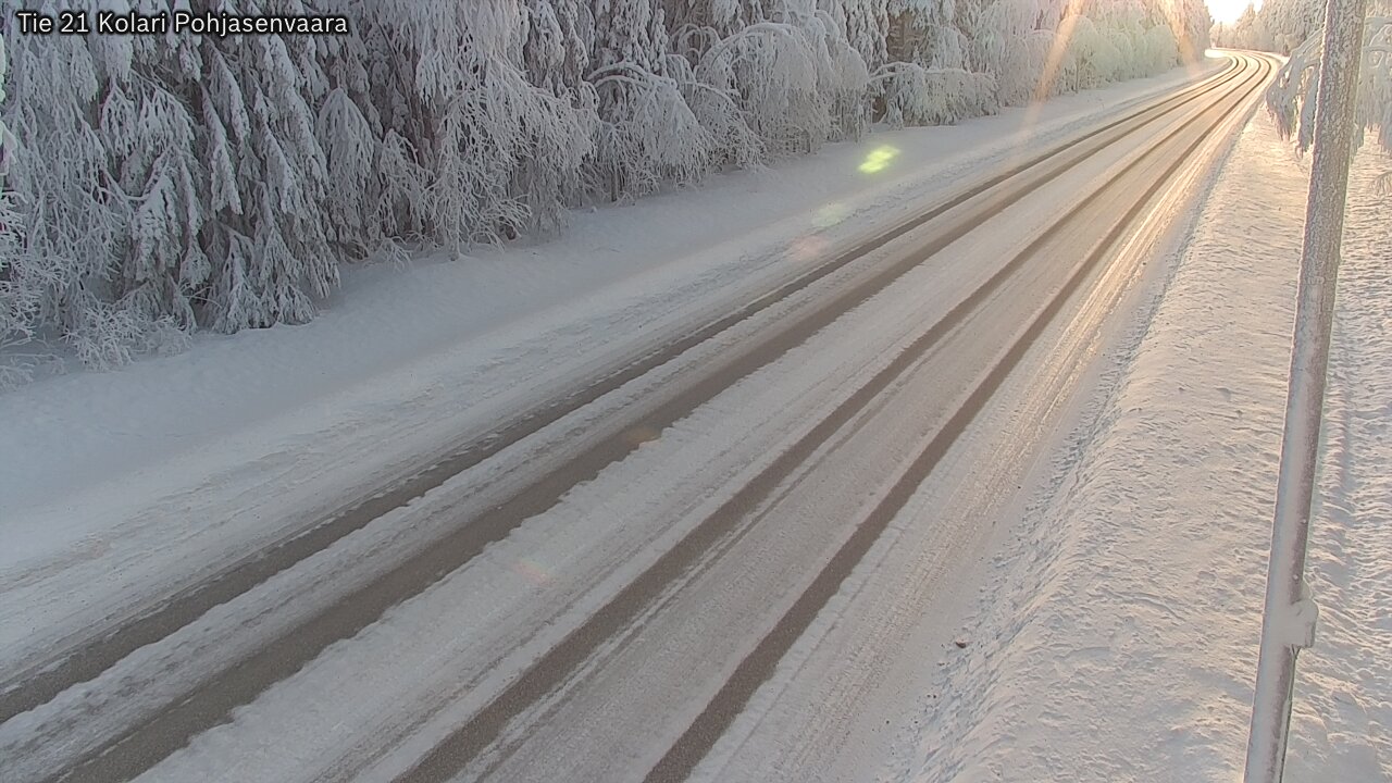 Weather Camera Image Road 21 Kolari, Pohjasenvaara, Kolari, Lappi