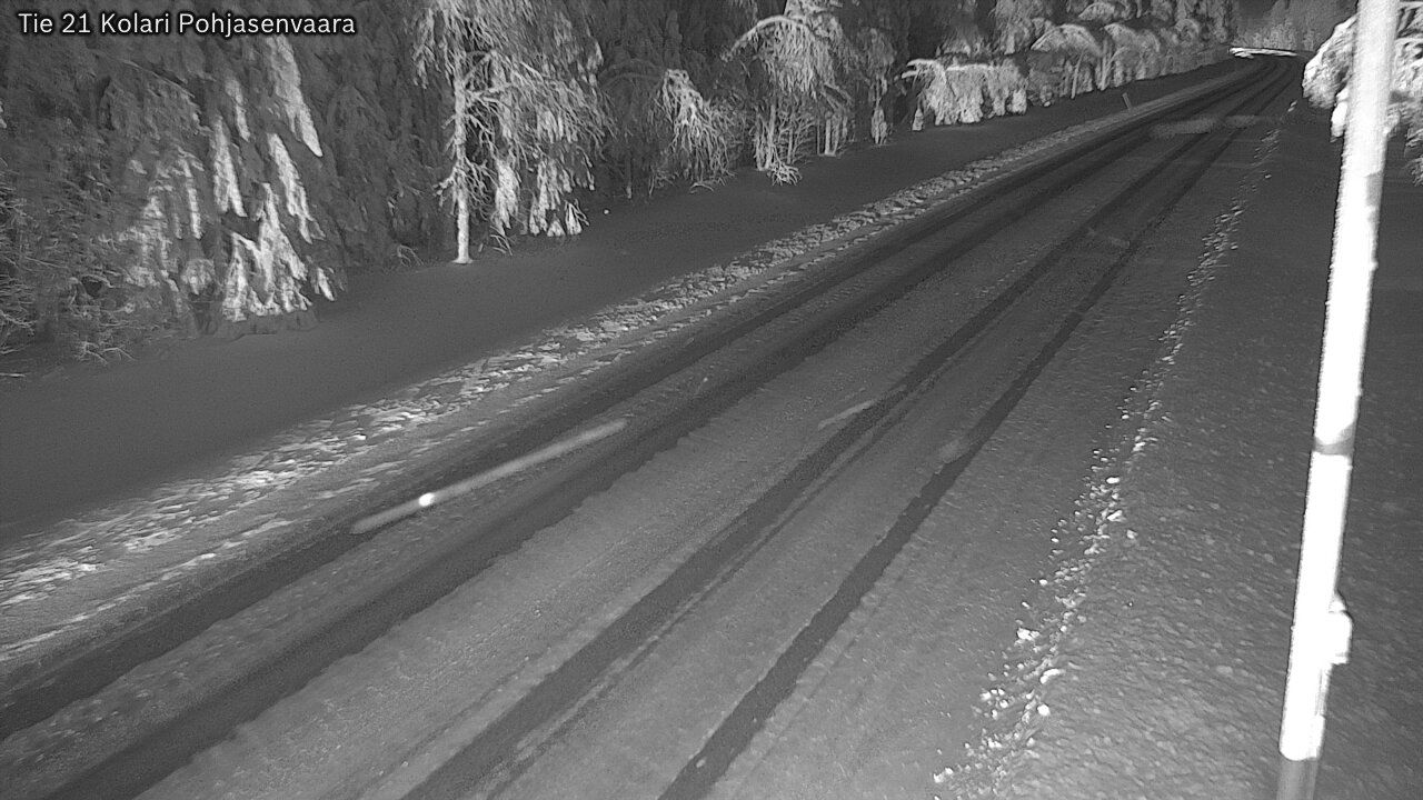 Weather Camera Image Väg 21 Kolari, Pohjasenvaara, Kolari, Lappi