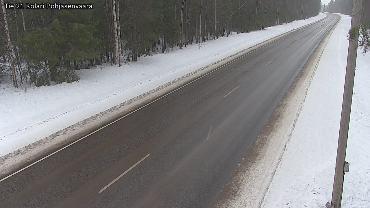Weather Camera Image Road 21 Kolari, Pohjasenvaara, Kolari, Lappi