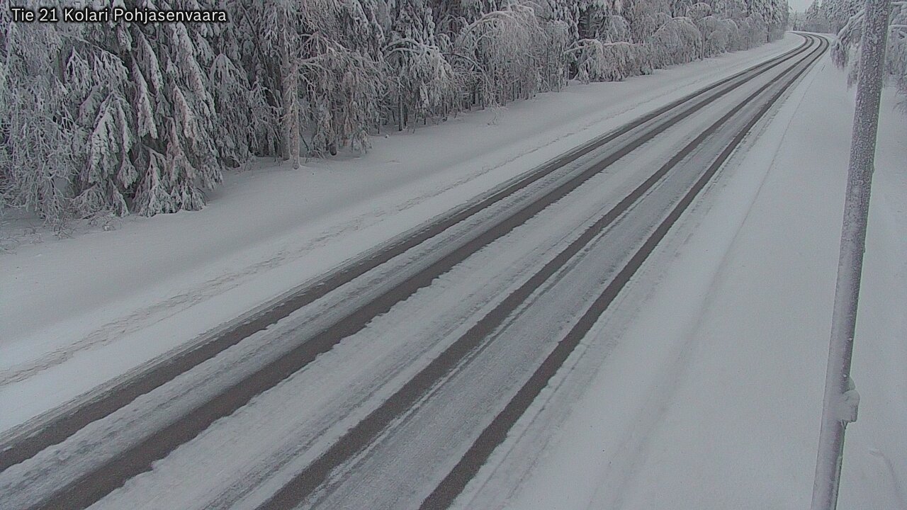 Weather Camera Image Väg 21 Kolari, Pohjasenvaara, Kolari, Lappi