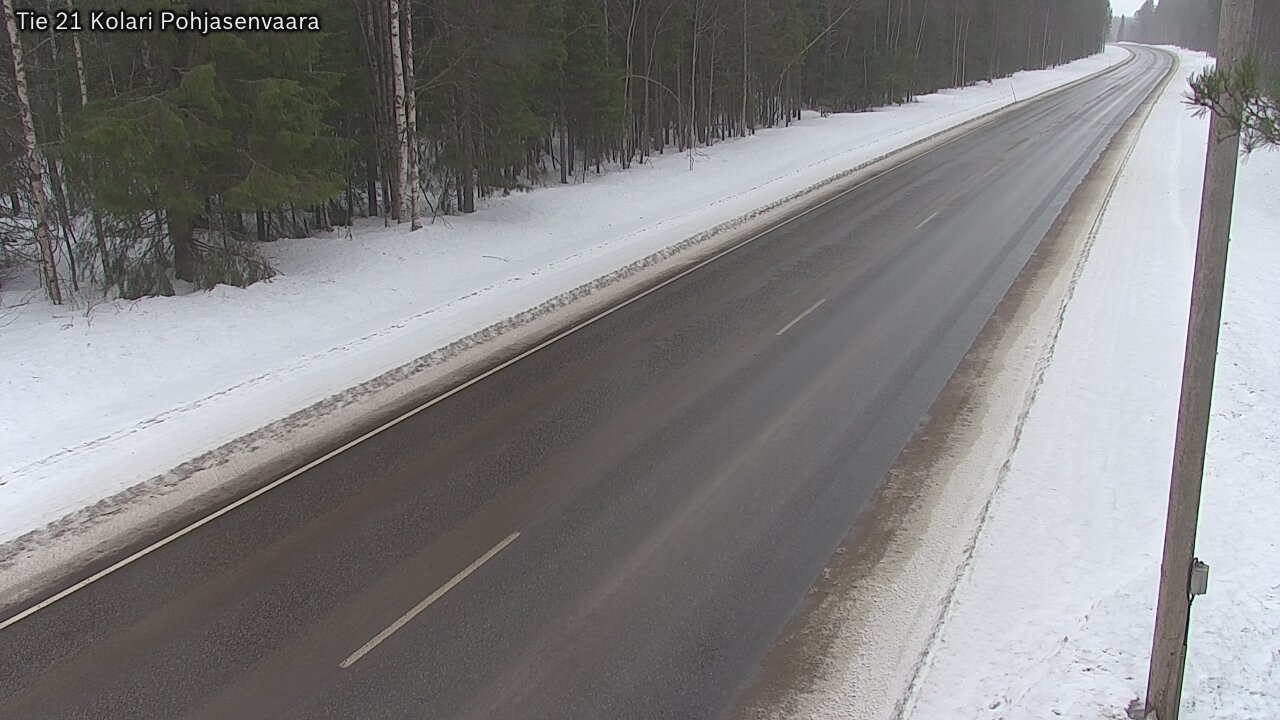 Weather Camera Image Road 21 Kolari, Pohjasenvaara, Kolari, Lappi