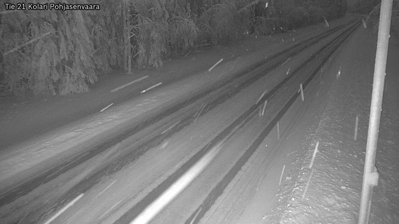 Weather Camera Image Väg 21 Kolari, Pohjasenvaara, Kolari, Lappi