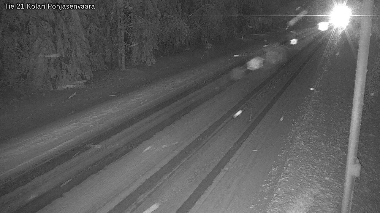 Weather Camera Image Väg 21 Kolari, Pohjasenvaara, Kolari, Lappi