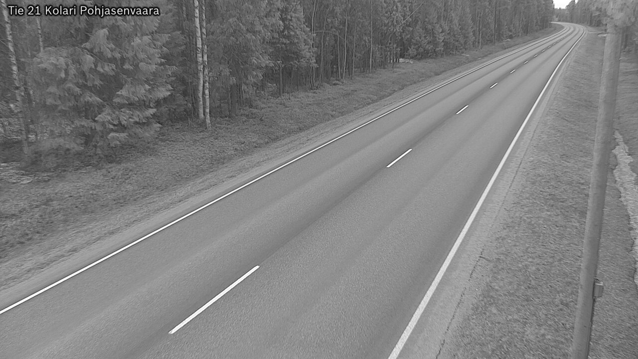 Weather Camera Image Väg 21 Kolari, Pohjasenvaara, Kolari, Lappi