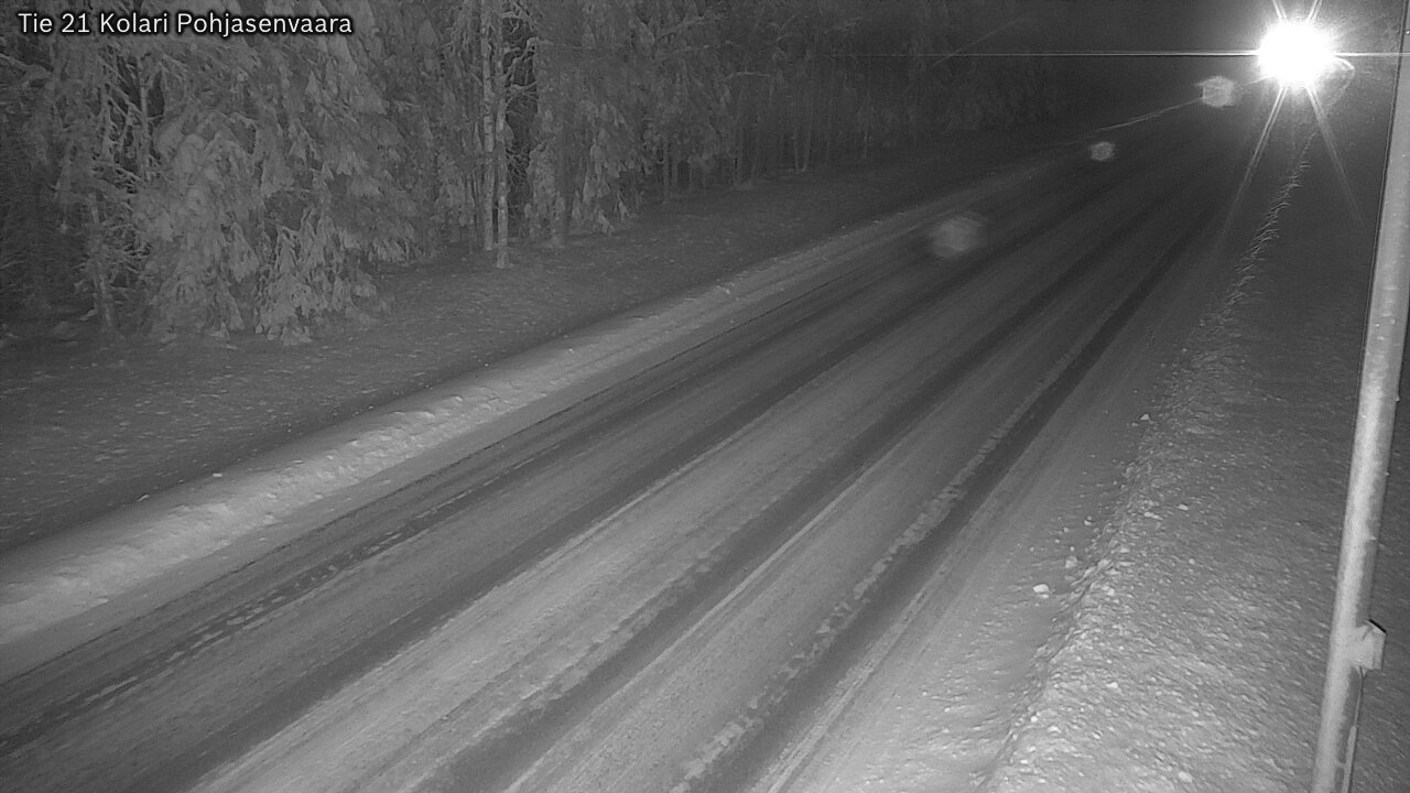 Weather Camera Image Väg 21 Kolari, Pohjasenvaara, Kolari, Lappi