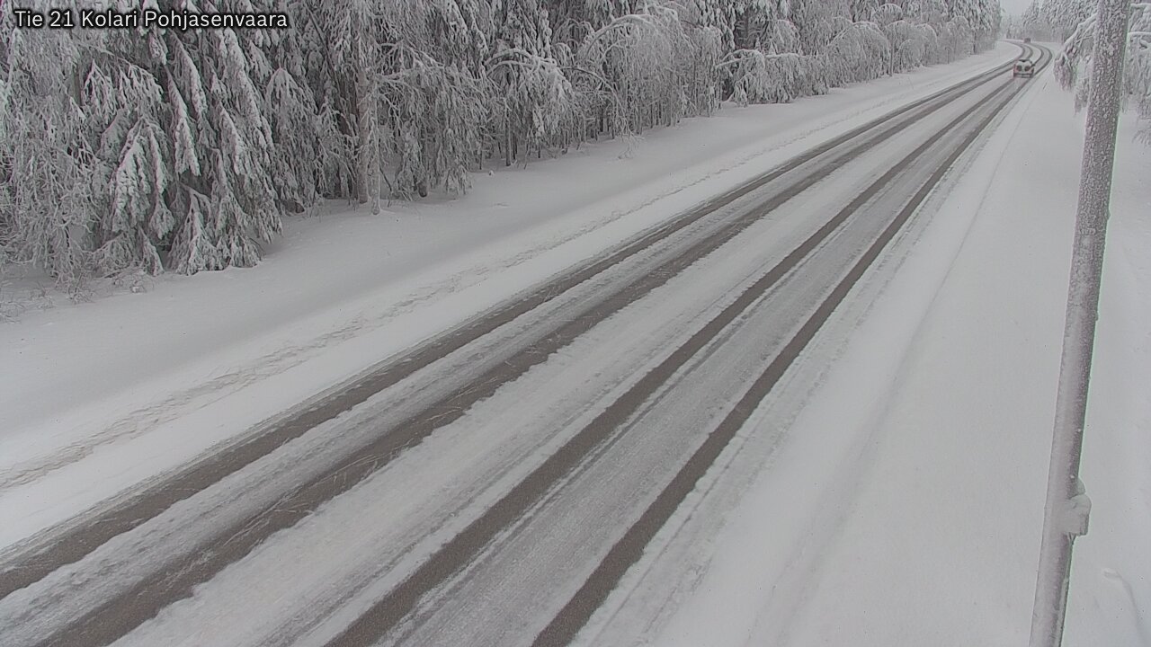 Weather Camera Image Väg 21 Kolari, Pohjasenvaara, Kolari, Lappi