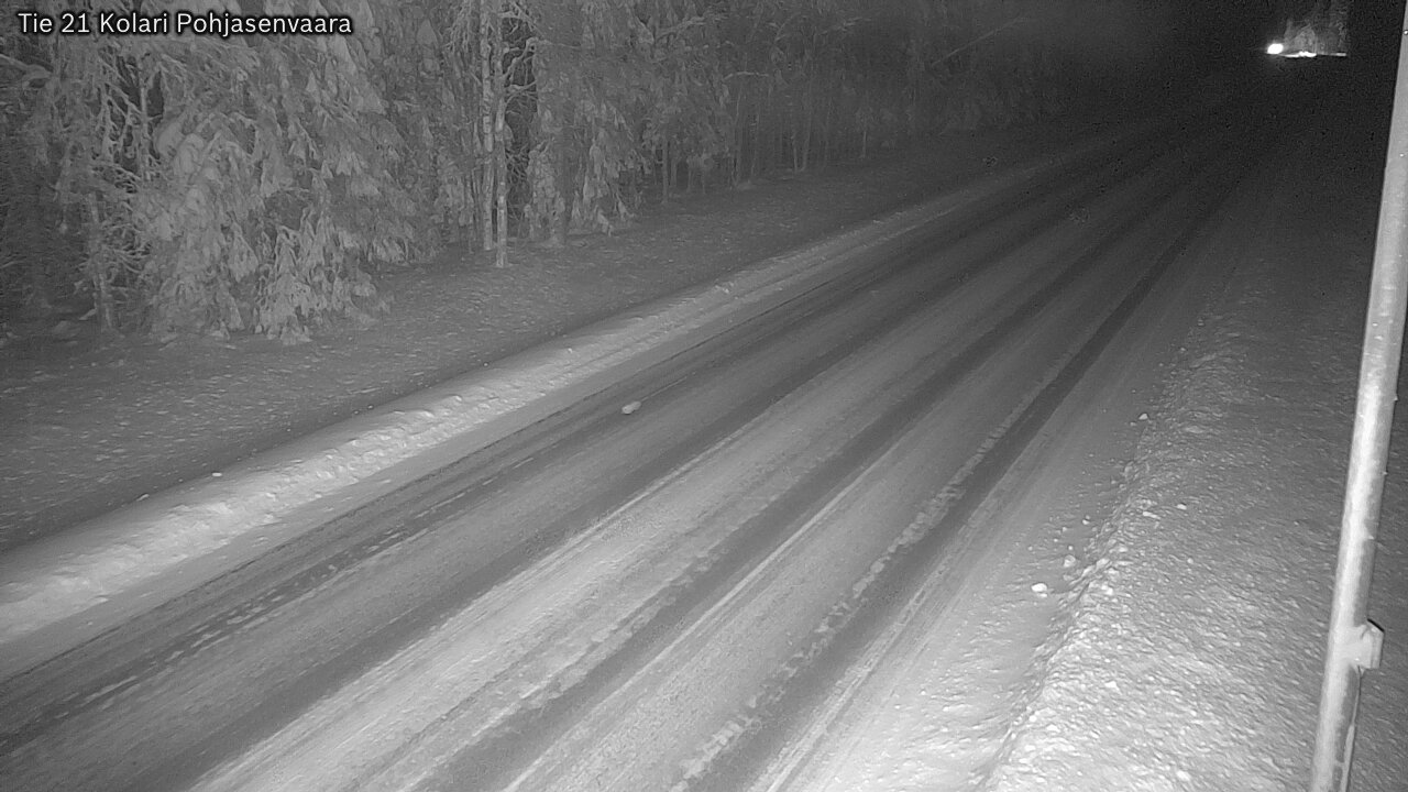 Weather Camera Image Väg 21 Kolari, Pohjasenvaara, Kolari, Lappi