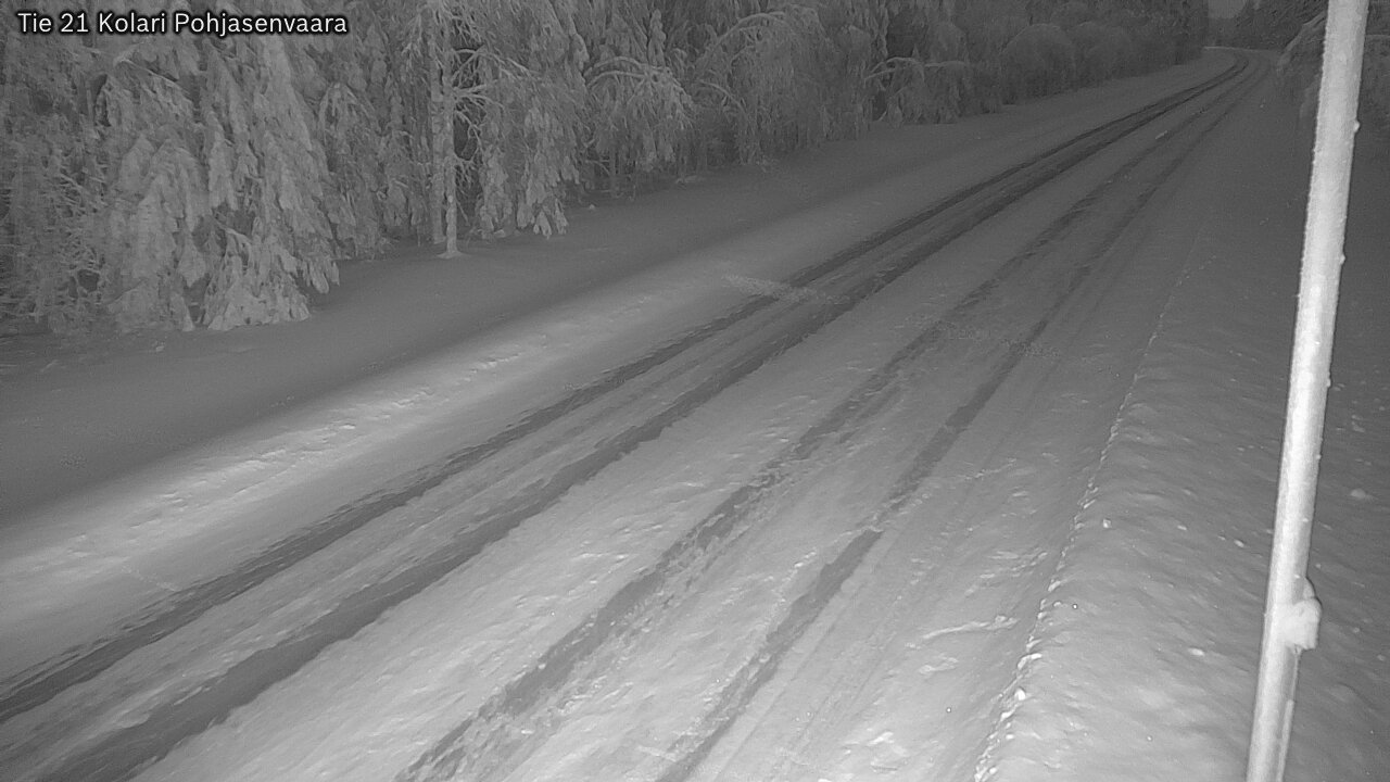 Weather Camera Image Väg 21 Kolari, Pohjasenvaara, Kolari, Lappi