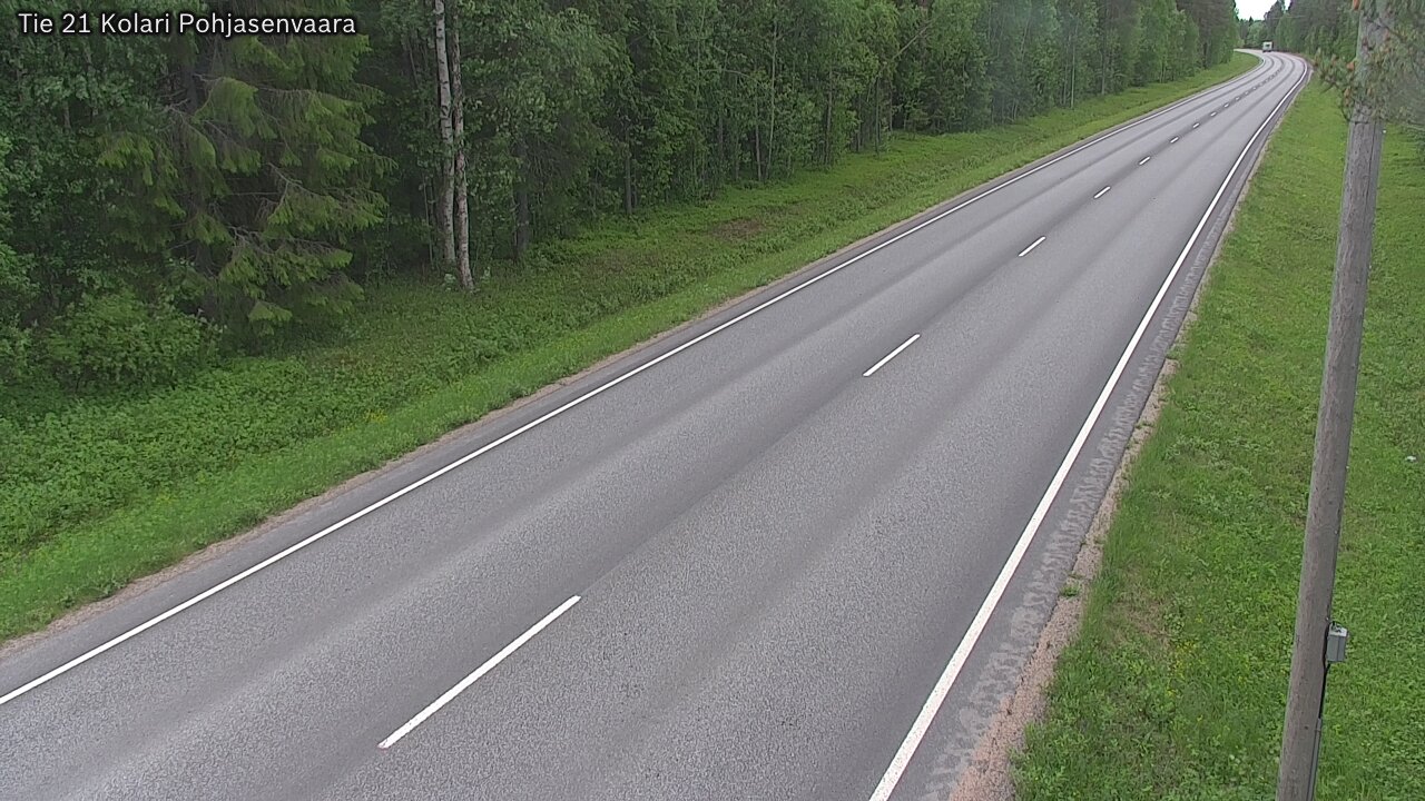 Weather Camera Image Väg 21 Kolari, Pohjasenvaara, Kolari, Lappi