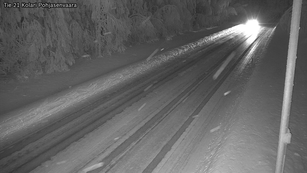 Weather Camera Image Road 21 Kolari, Pohjasenvaara, Kolari, Lappi