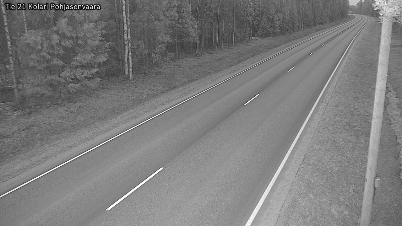Weather Camera Image Väg 21 Kolari, Pohjasenvaara, Kolari, Lappi