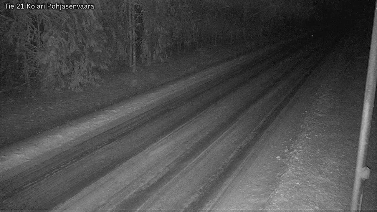 Weather Camera Image Väg 21 Kolari, Pohjasenvaara, Kolari, Lappi