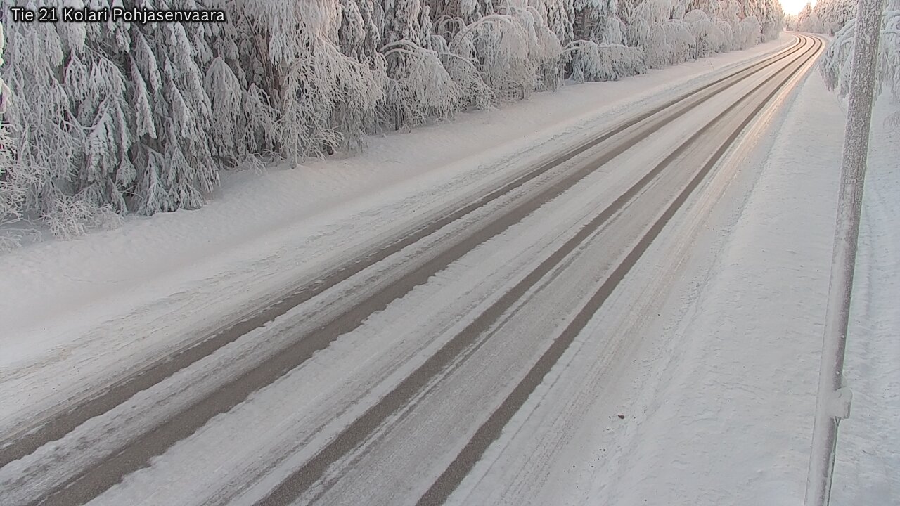 Weather Camera Image Road 21 Kolari, Pohjasenvaara, Kolari, Lappi