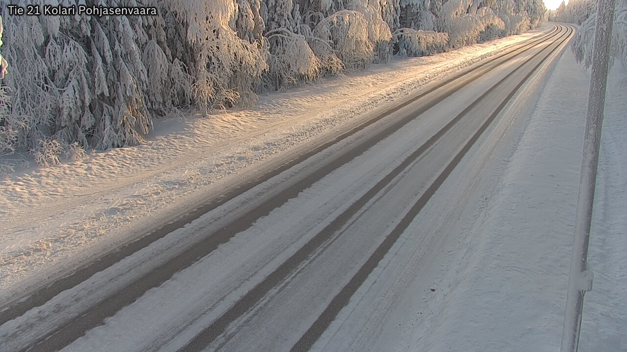 Weather Camera Image Road 21 Kolari, Pohjasenvaara, Kolari, Lappi