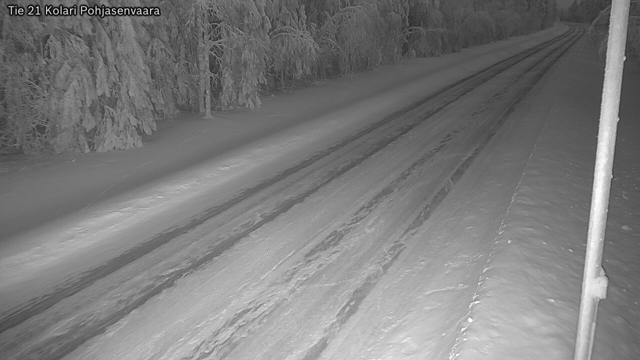 Weather Camera Image Väg 21 Kolari, Pohjasenvaara, Kolari, Lappi