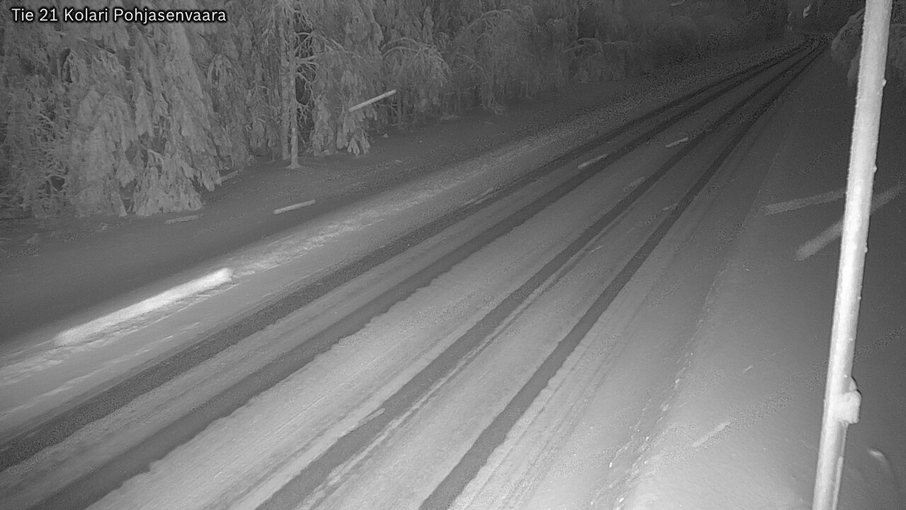 Weather Camera Image Väg 21 Kolari, Pohjasenvaara, Kolari, Lappi