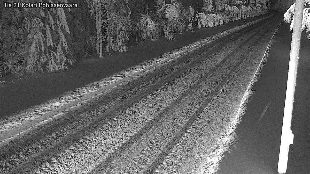 Weather Camera Image Väg 21 Kolari, Pohjasenvaara, Kolari, Lappi