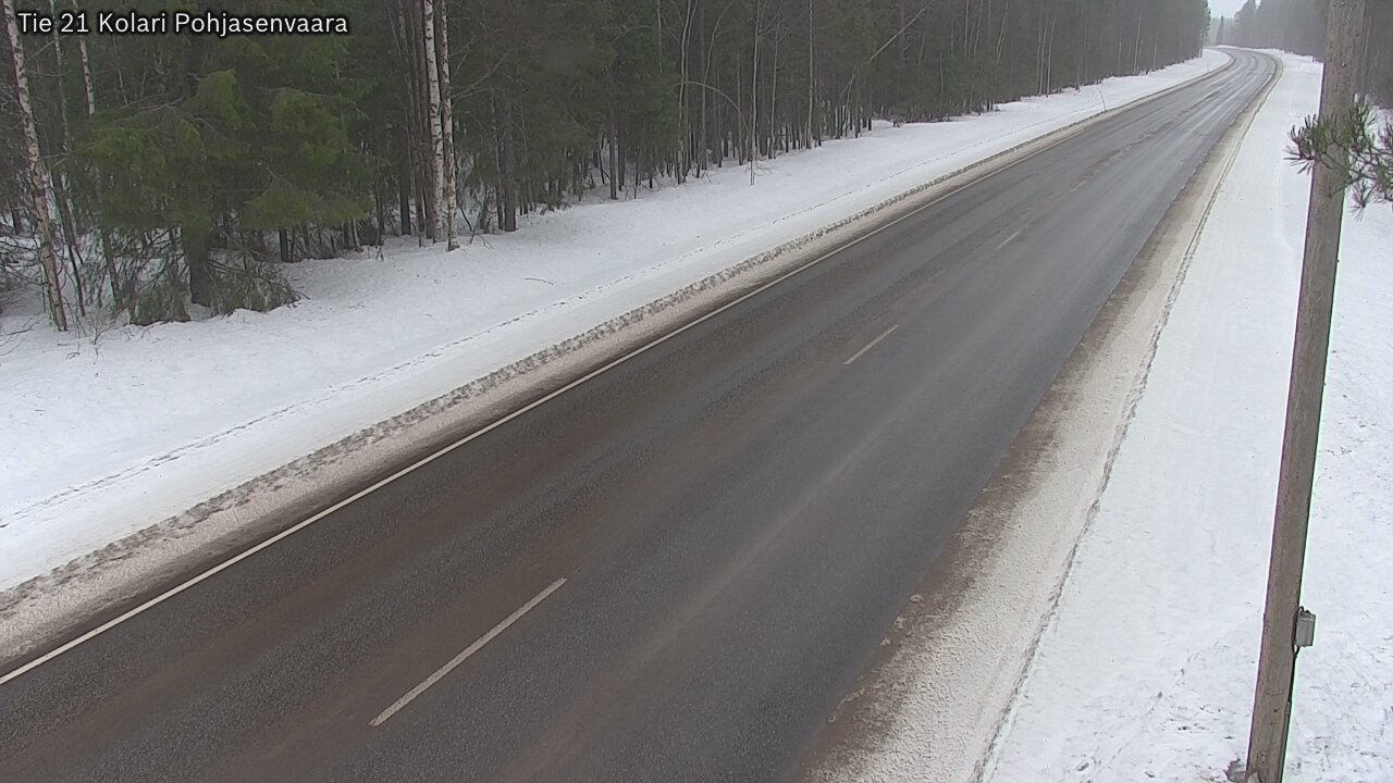 Weather Camera Image Road 21 Kolari, Pohjasenvaara, Kolari, Lappi