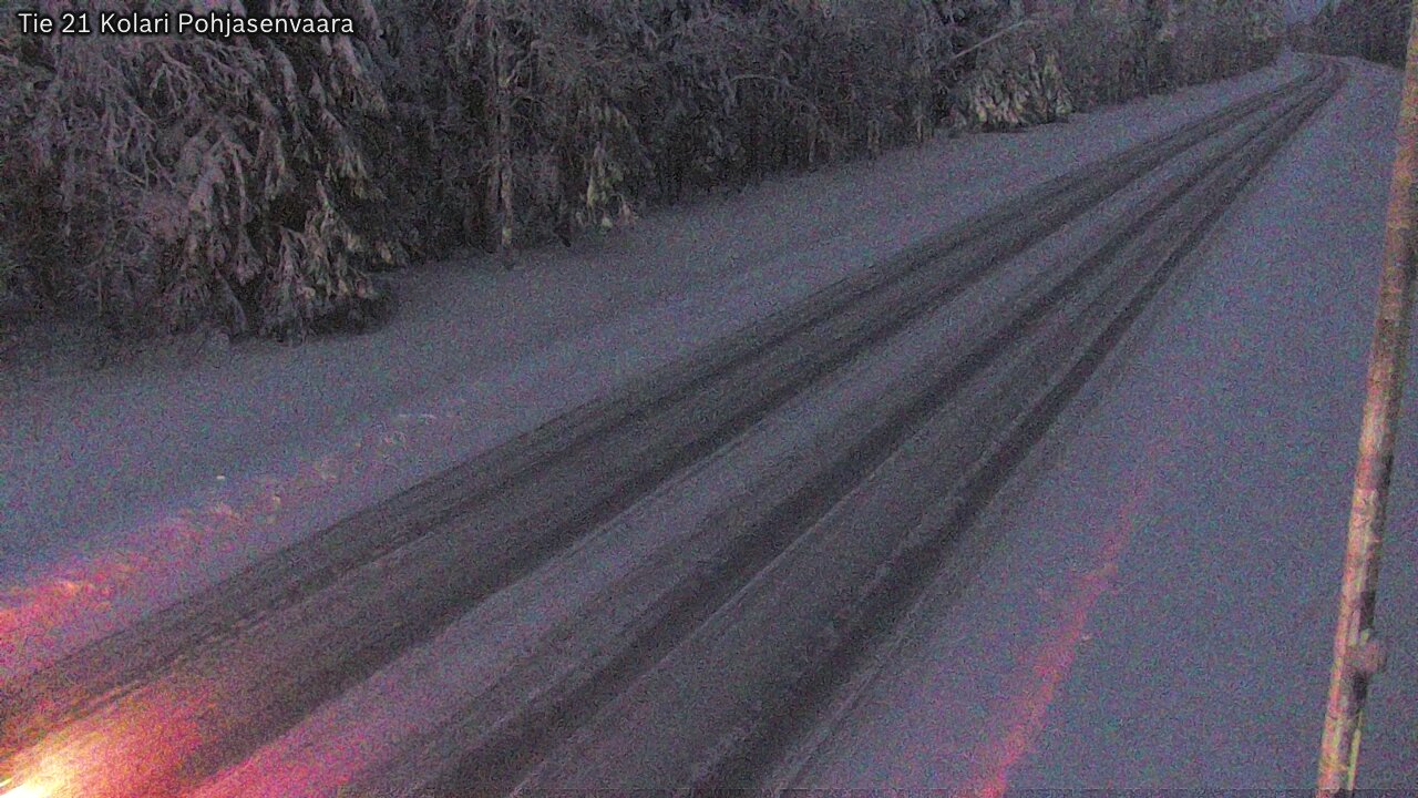 Weather Camera Image Väg 21 Kolari, Pohjasenvaara, Kolari, Lappi