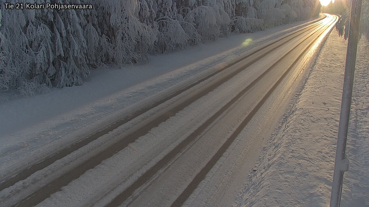 Weather Camera Image Road 21 Kolari, Pohjasenvaara, Kolari, Lappi