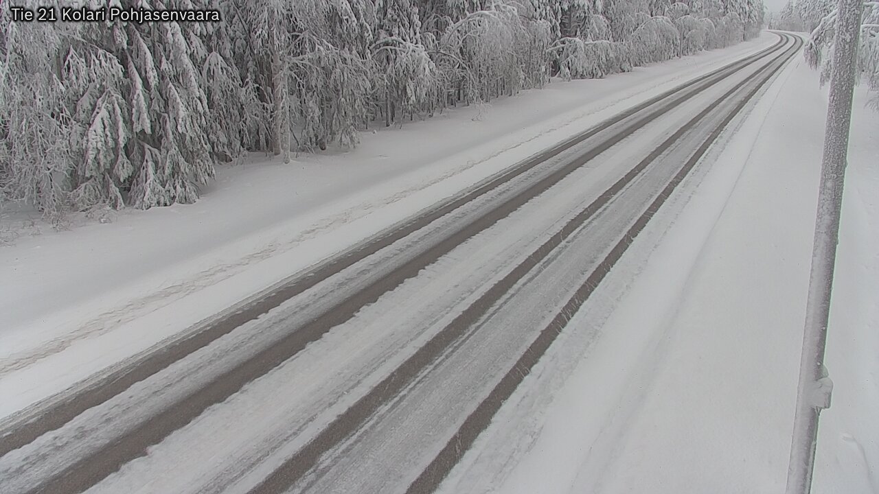 Weather Camera Image Väg 21 Kolari, Pohjasenvaara, Kolari, Lappi