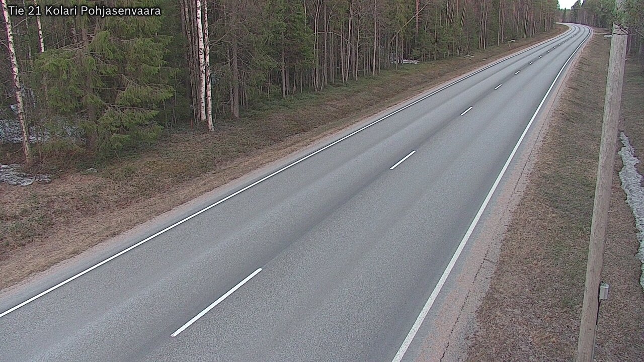 Weather Camera Image Road 21 Kolari, Pohjasenvaara, Kolari, Lappi