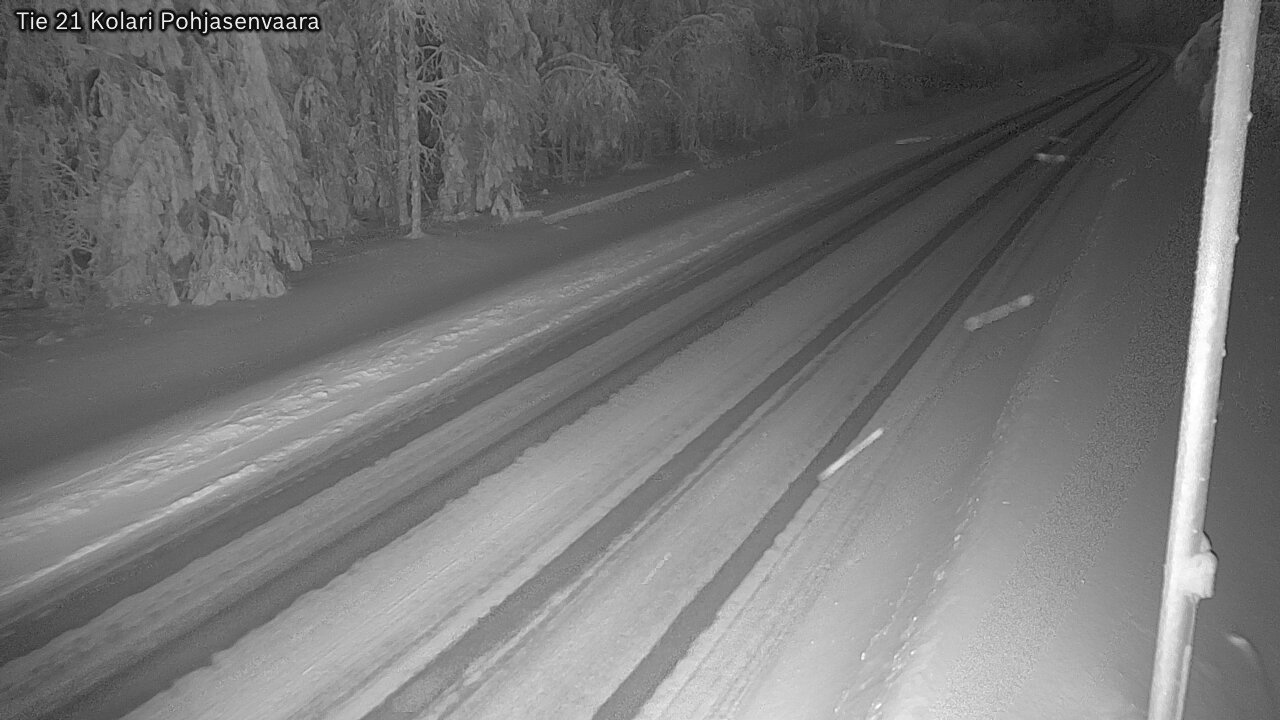 Weather Camera Image Väg 21 Kolari, Pohjasenvaara, Kolari, Lappi