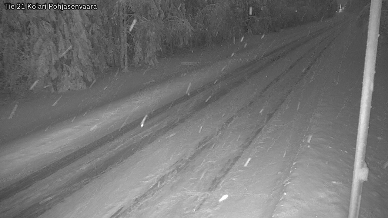 Weather Camera Image Väg 21 Kolari, Pohjasenvaara, Kolari, Lappi