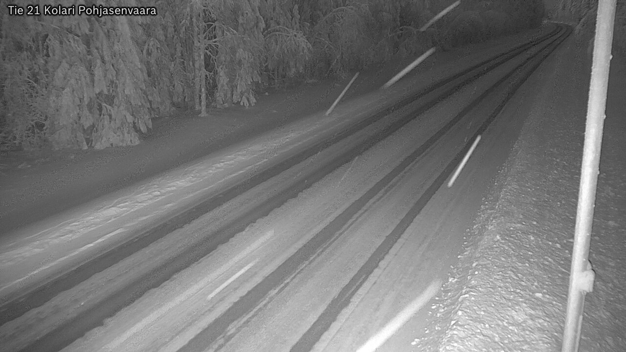 Weather Camera Image Väg 21 Kolari, Pohjasenvaara, Kolari, Lappi