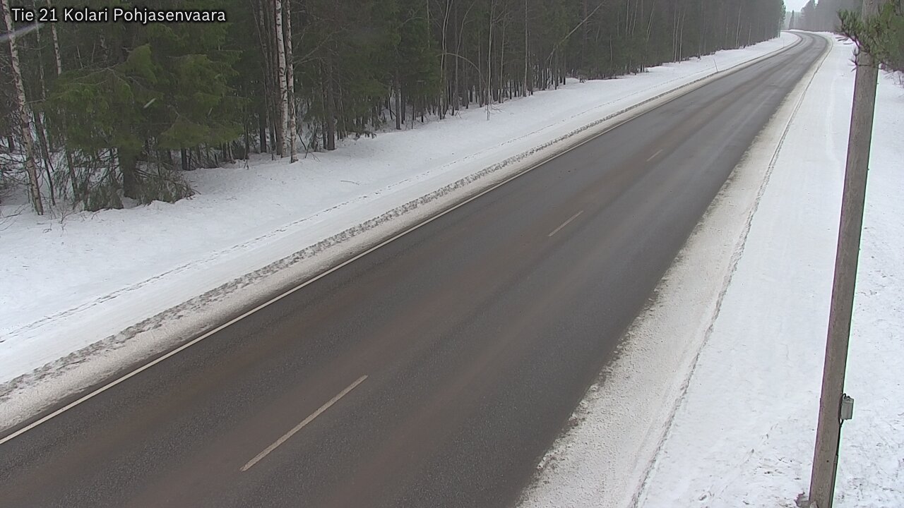 Weather Camera Image Road 21 Kolari, Pohjasenvaara, Kolari, Lappi