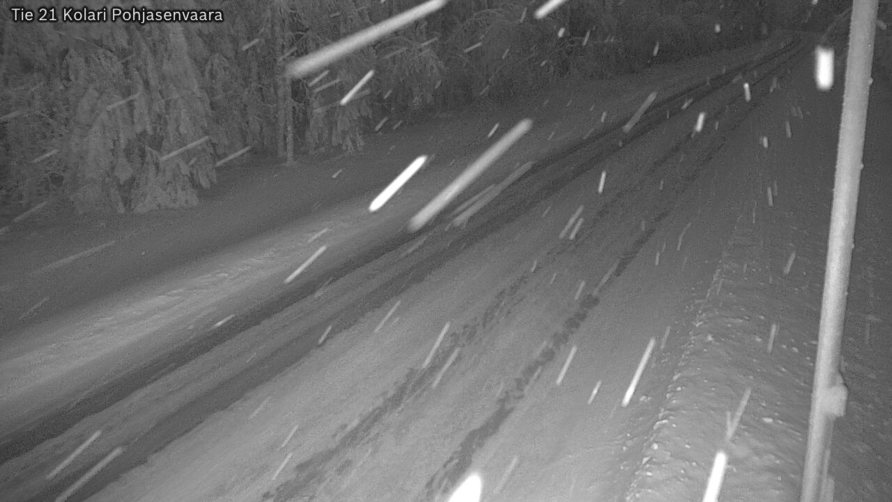 Weather Camera Image Väg 21 Kolari, Pohjasenvaara, Kolari, Lappi