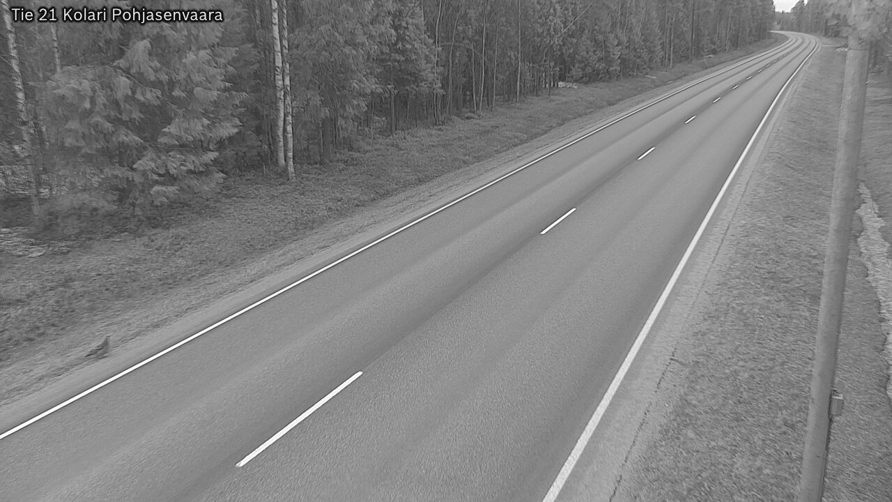 Weather Camera Image Väg 21 Kolari, Pohjasenvaara, Kolari, Lappi