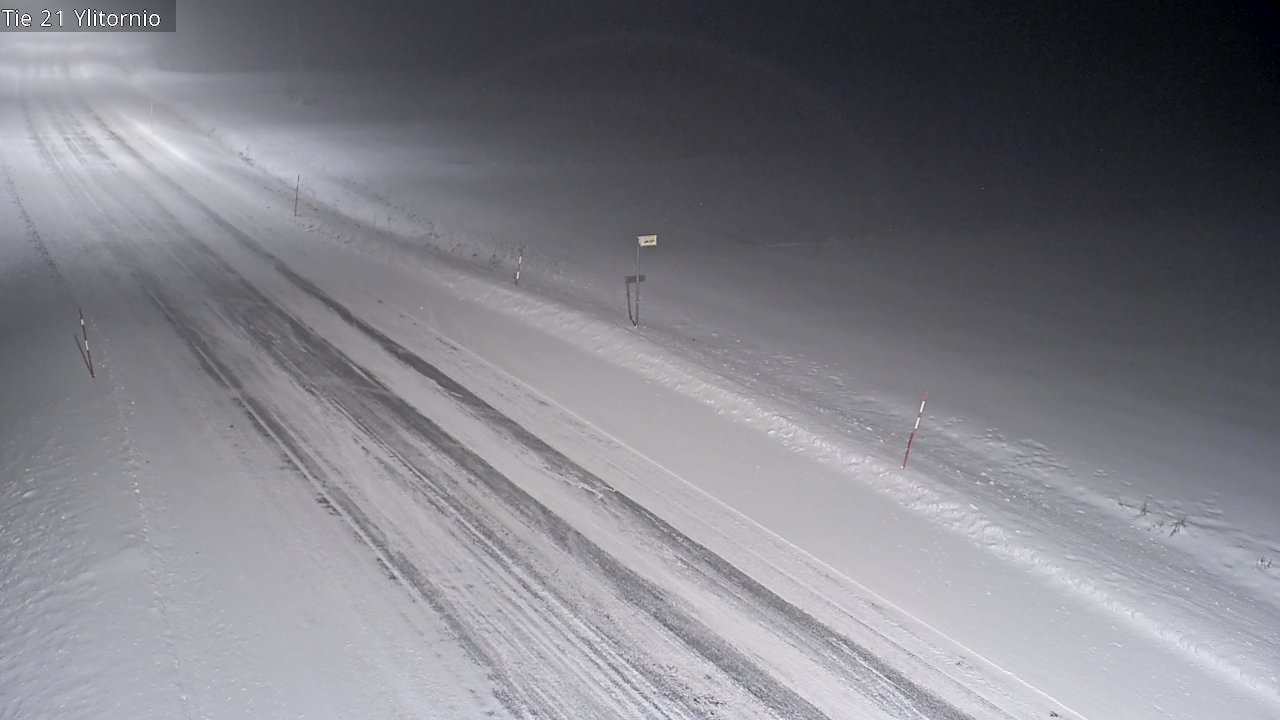 Weather Camera Image Road 21 Ylitornio, Tornio, Lappi