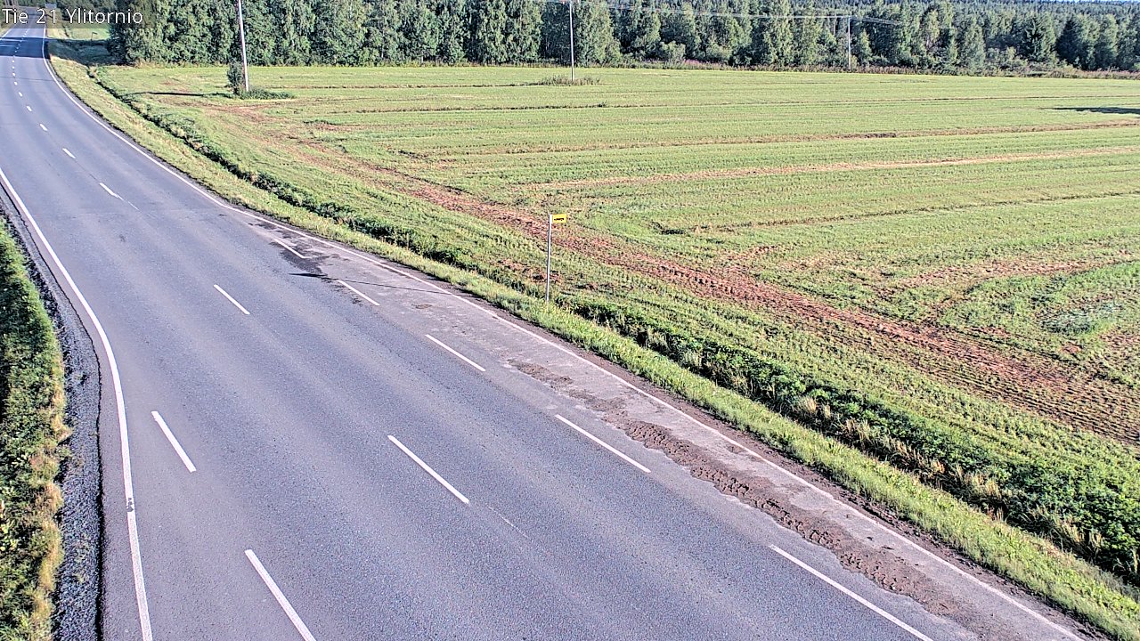 Weather Camera Image Road 21 Ylitornio, Tornio, Lappi