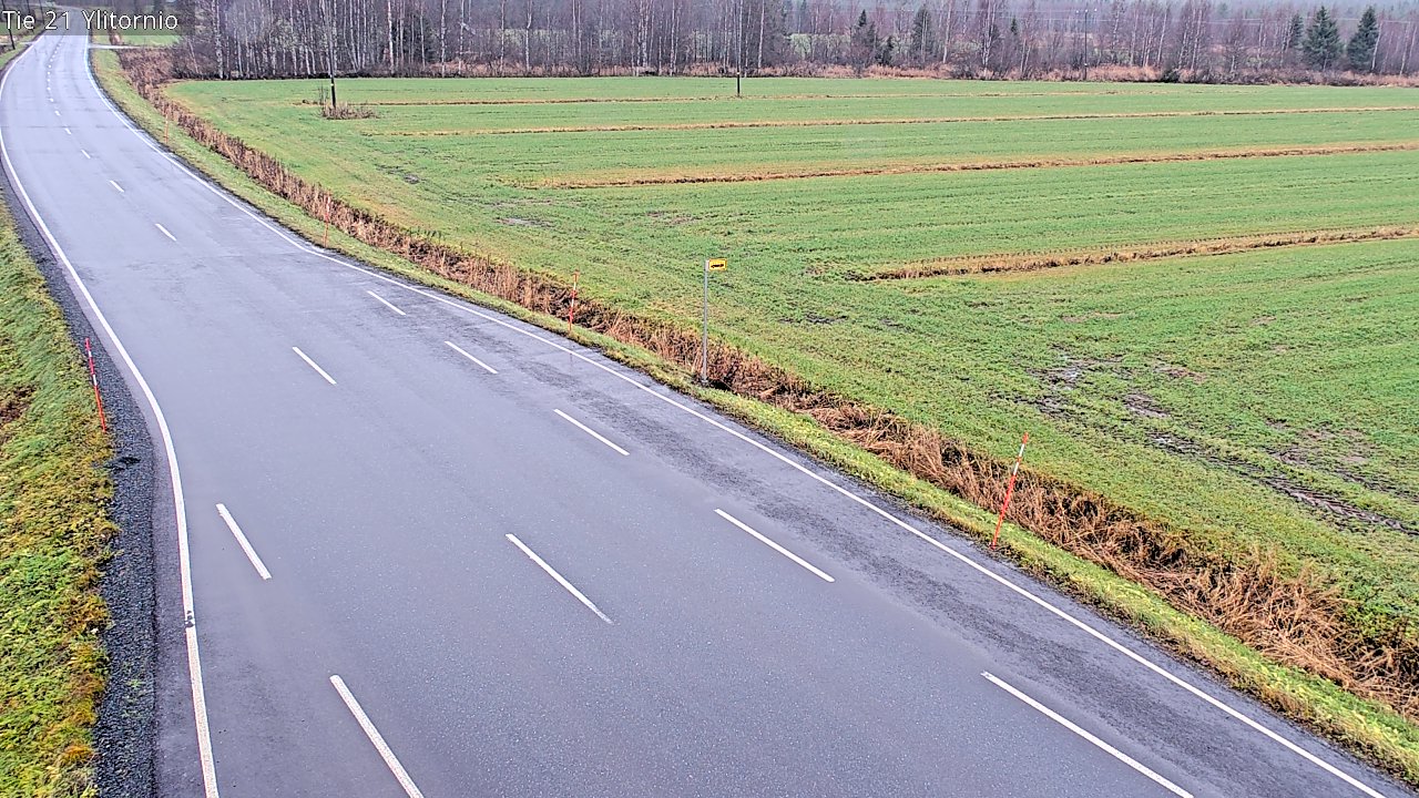 Weather Camera Image Väg 21 Övertorneå, Tornio, Lappi