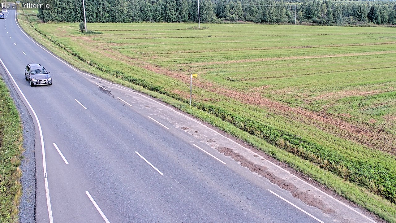 Weather Camera Image Road 21 Ylitornio, Tornio, Lappi