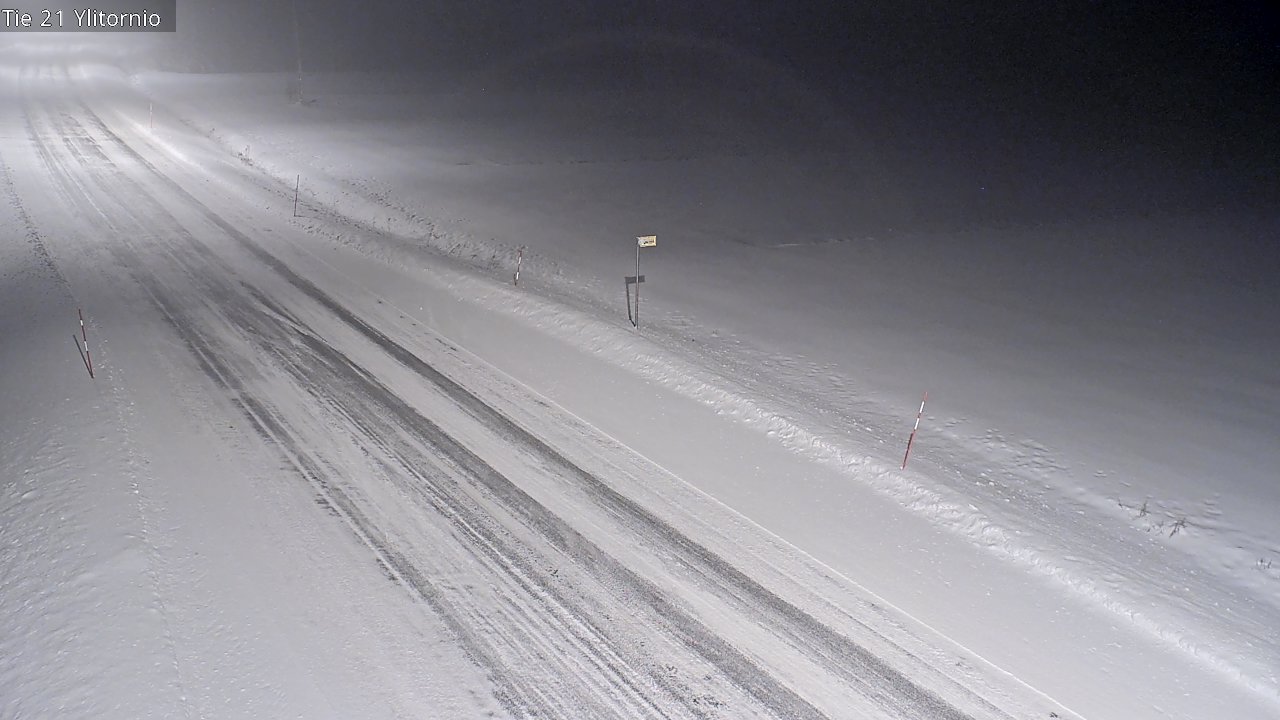 Weather Camera Image Road 21 Ylitornio, Tornio, Lappi