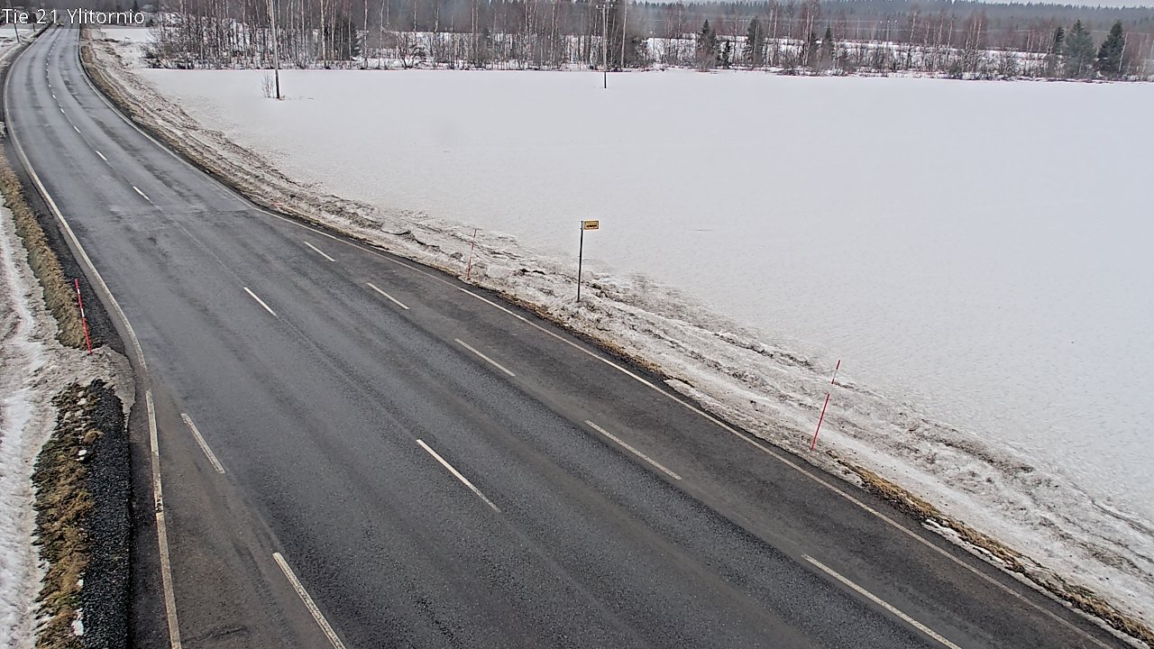 Weather Camera Image Road 21 Ylitornio, Tornio, Lappi
