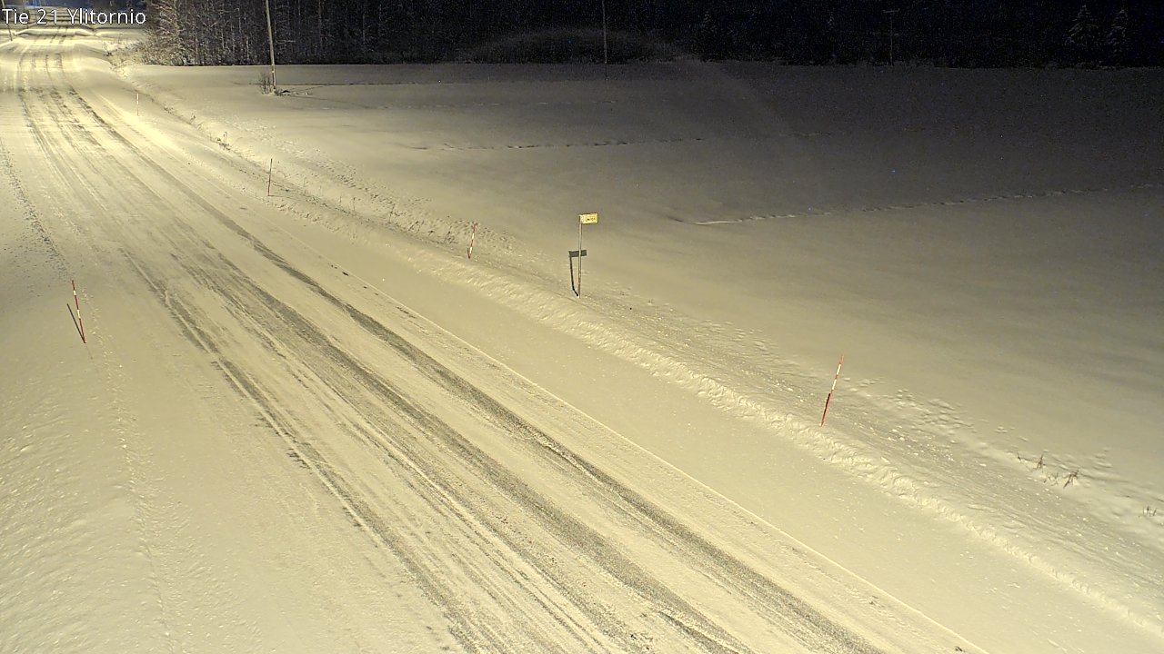 Weather Camera Image Road 21 Ylitornio, Tornio, Lappi