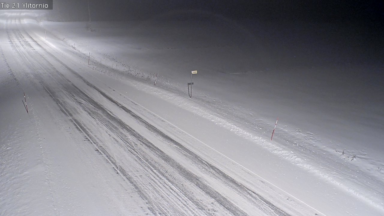Weather Camera Image Road 21 Ylitornio, Tornio, Lappi