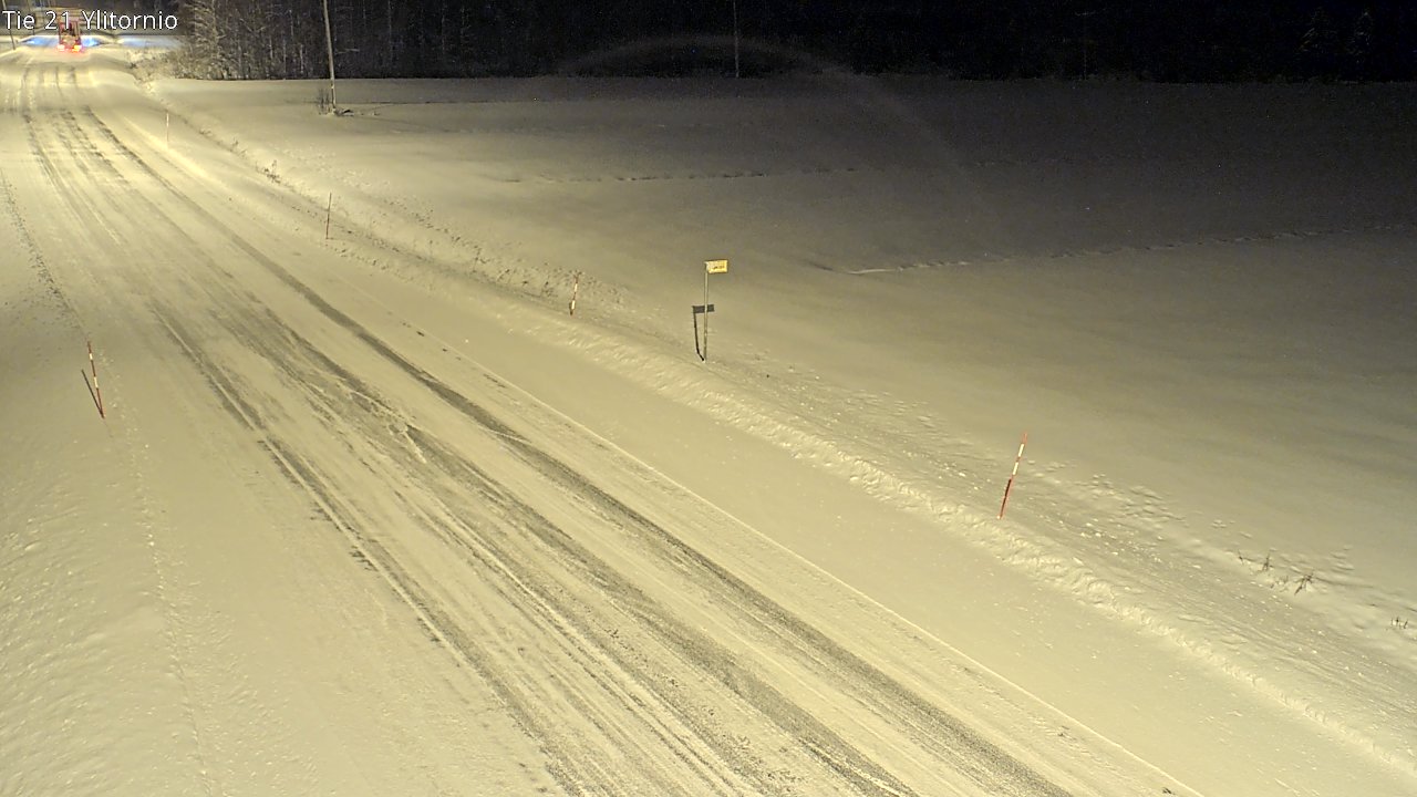 Weather Camera Image Road 21 Ylitornio, Tornio, Lappi