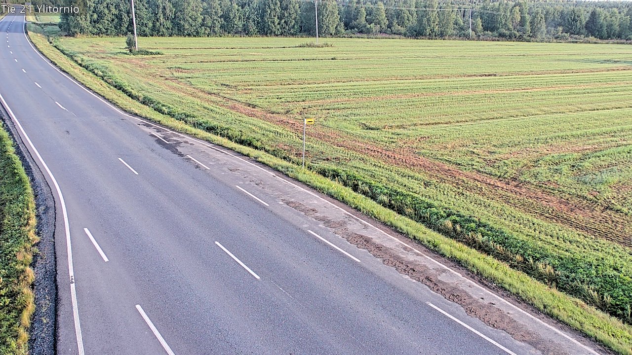 Weather Camera Image Road 21 Ylitornio, Tornio, Lappi