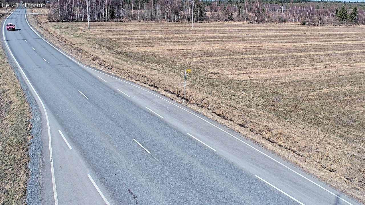 Weather Camera Image Väg 21 Övertorneå, Tornio, Lappi