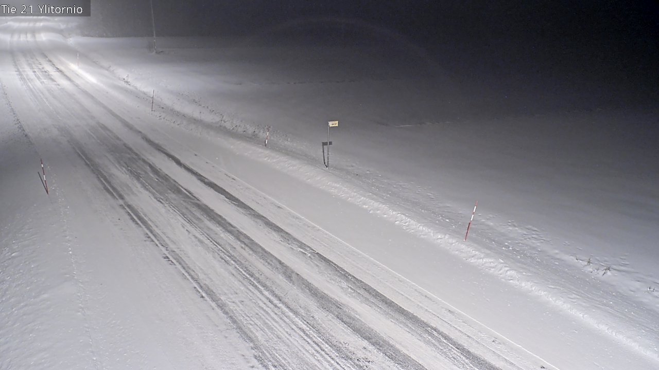 Weather Camera Image Road 21 Ylitornio, Tornio, Lappi