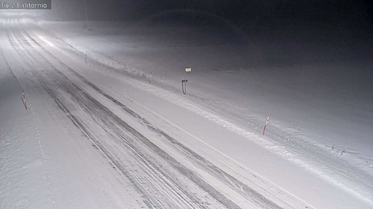 Weather Camera Image Road 21 Ylitornio, Tornio, Lappi