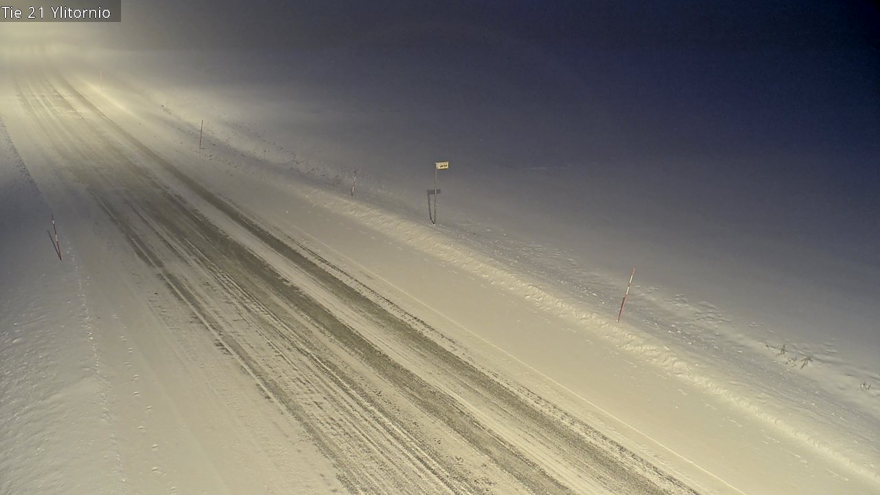 Weather Camera Image Road 21 Ylitornio, Tornio, Lappi