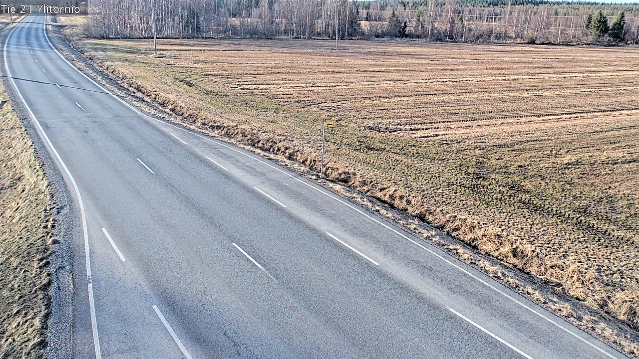 Weather Camera Image Väg 21 Övertorneå, Tornio, Lappi
