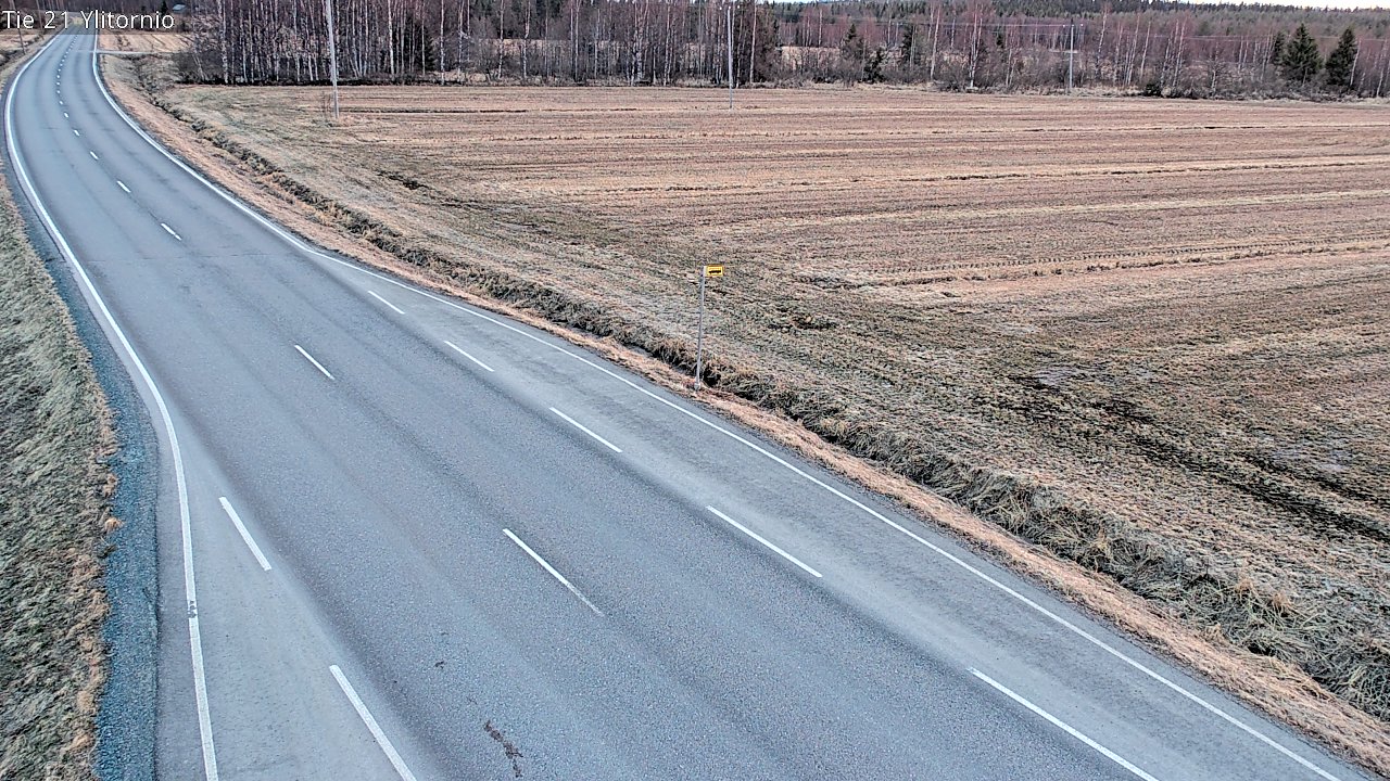 Weather Camera Image Väg 21 Övertorneå, Tornio, Lappi