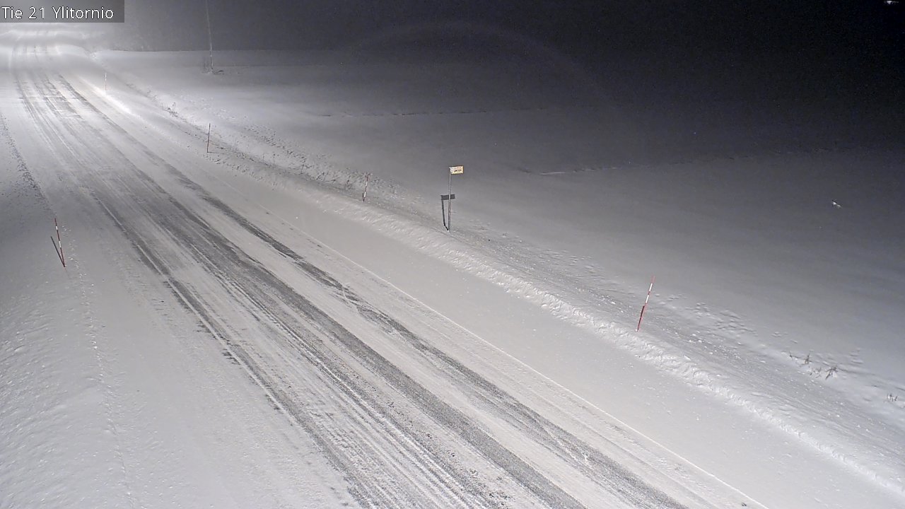 Weather Camera Image Road 21 Ylitornio, Tornio, Lappi