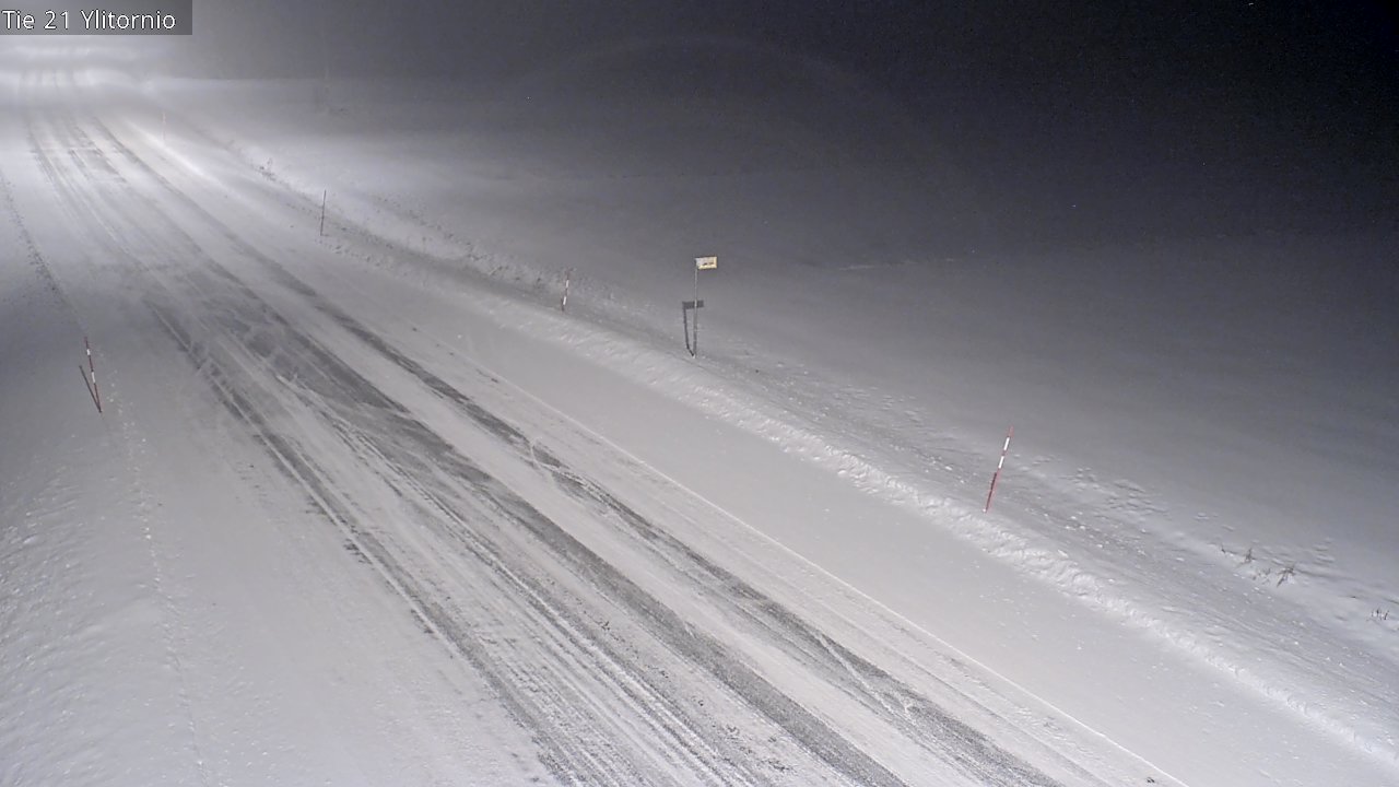 Weather Camera Image Road 21 Ylitornio, Tornio, Lappi